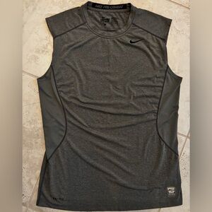 Nike Pro Combat Gray Dri-Fit Tank